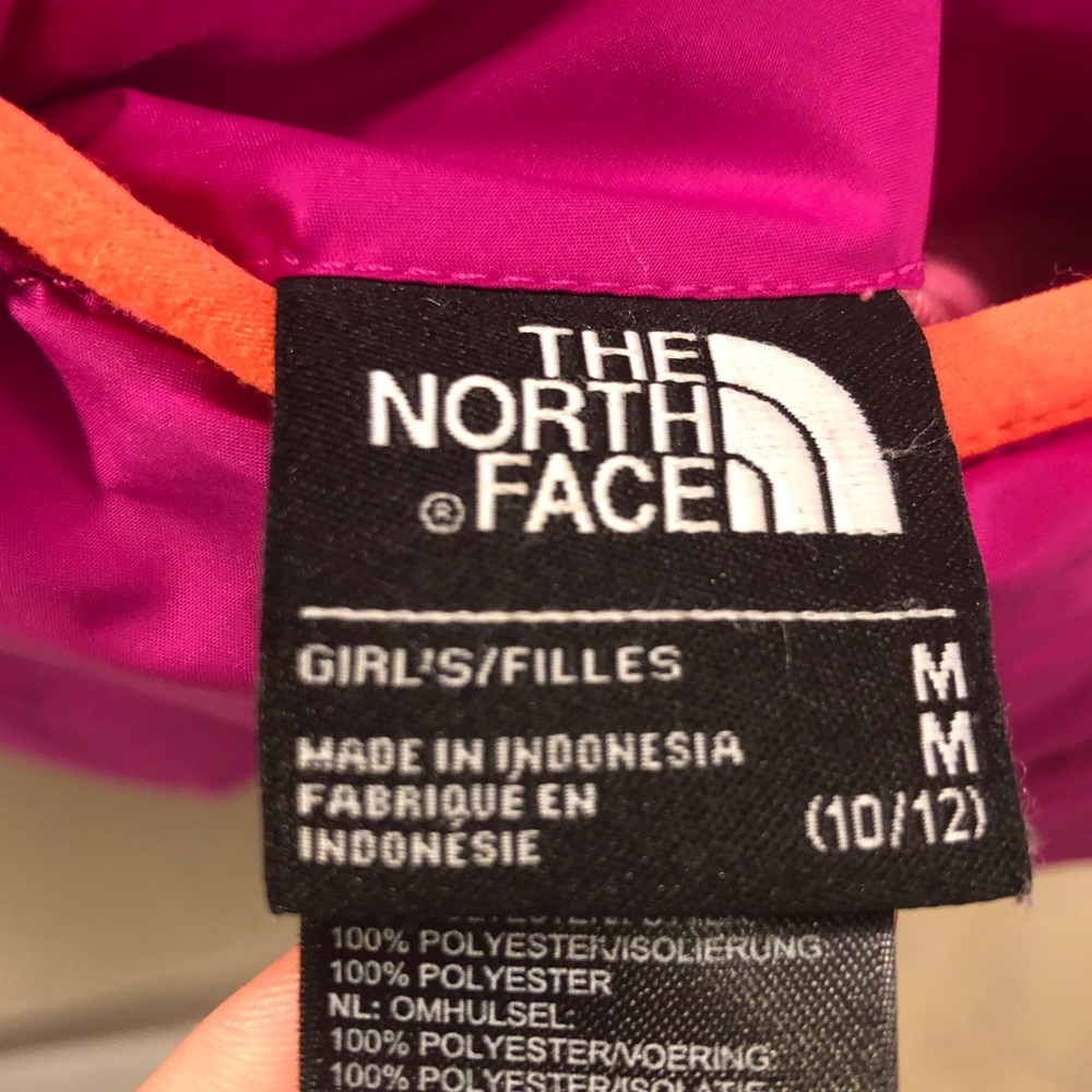 North Face Reversible Girls Jacket Size M